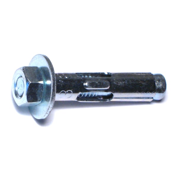 Red Head Sleeve Anchor, 3/8" Dia., 1-7/8" L, Steel Zinc Plated, 50 PK 50356 - main
